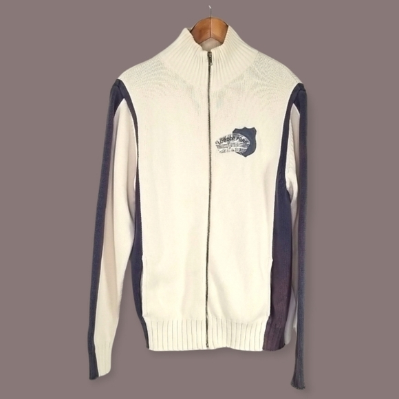 Guess Mock TurtleNeck Sweater Jacket - Picture 1 of 5